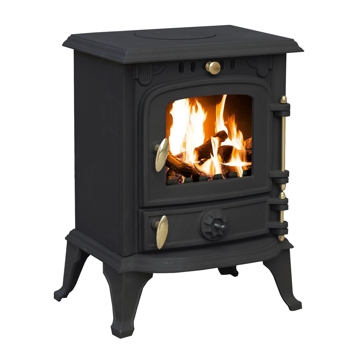 RoyalFire 4.5KW Indoor Cast Iron Wood Burning Stove