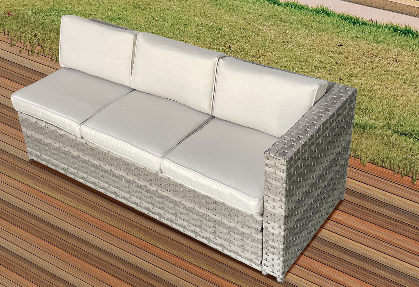 Garden Furniture Rattan Corner Sofa Set Patio furniture Acorn Corner set