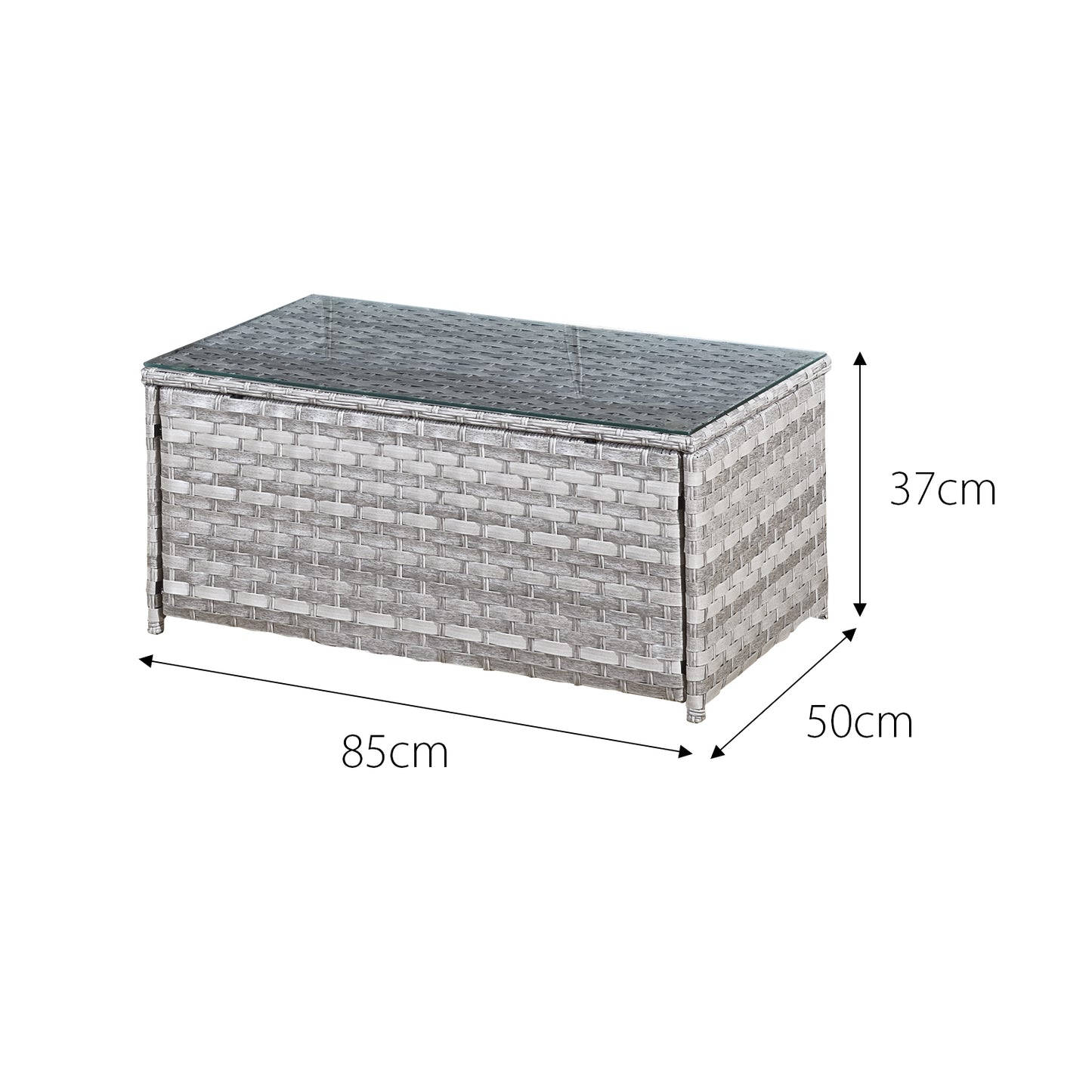 Garden Furniture Rattan Corner Sofa Set Acorn Corner sofa set with grey cushion