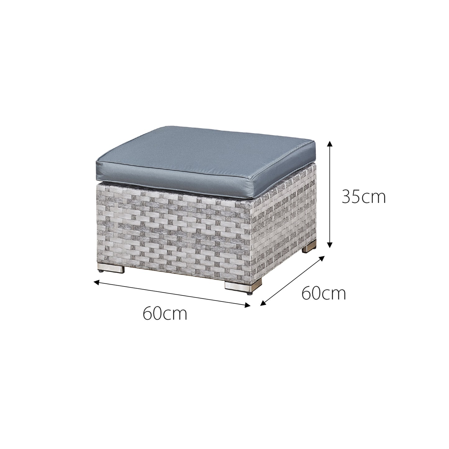 Garden Furniture Rattan Sofa Acorn 10-seater set