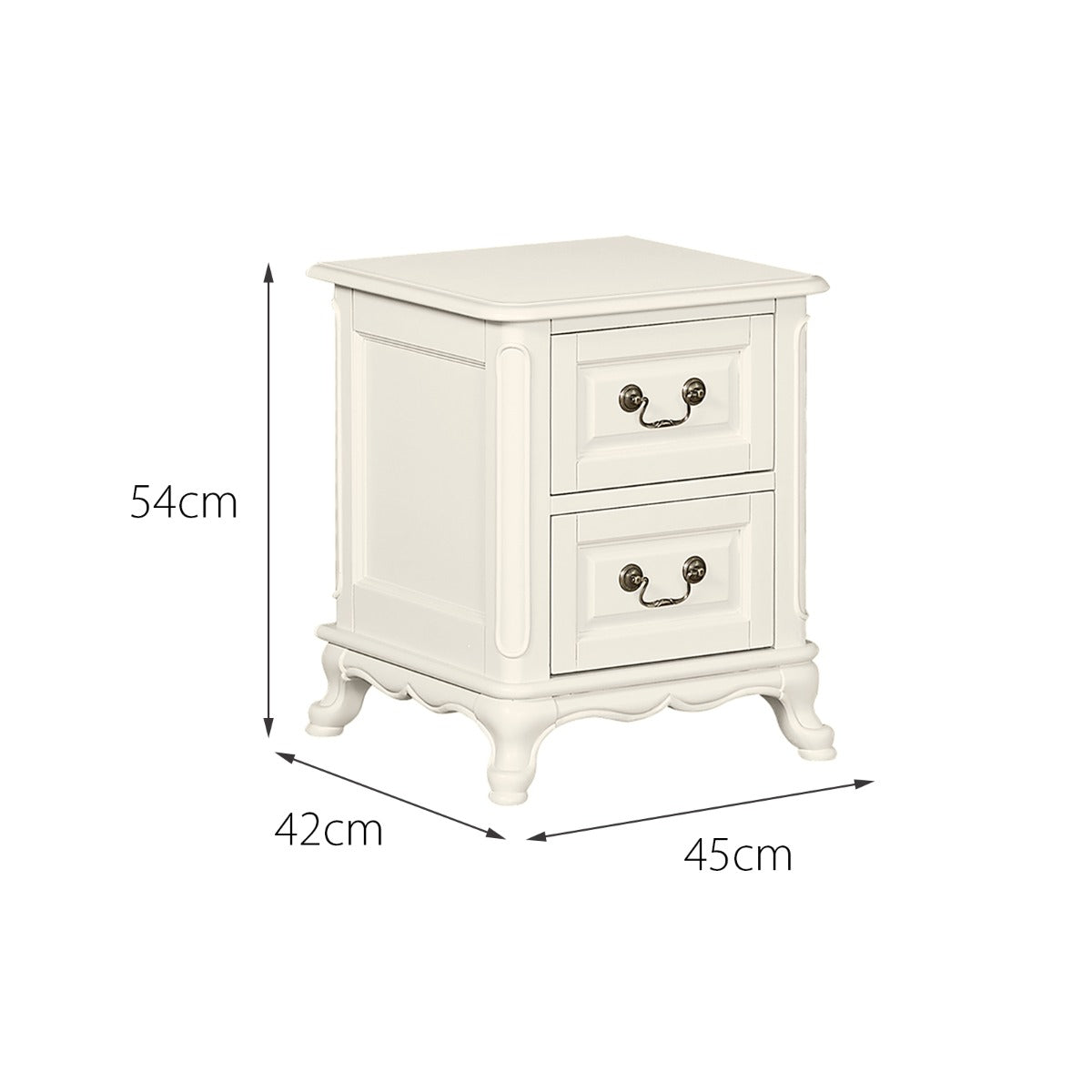 Provence Nightstand in Vintage White