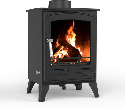 RoyalFire 5kW Indoor Steel Wood Charcoal Burning Stove