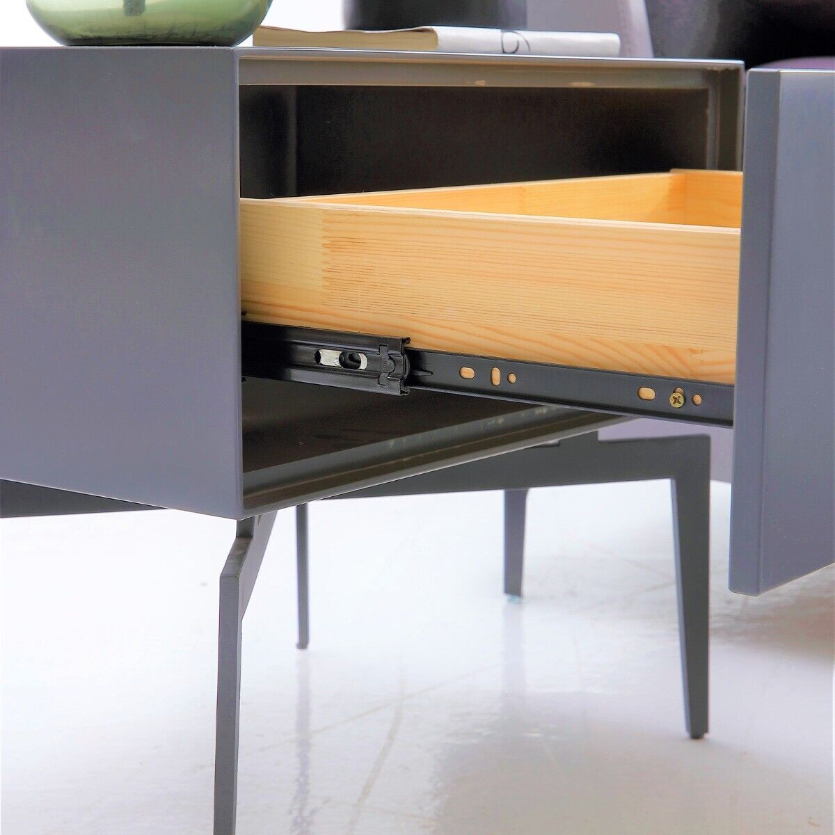 Chicago Nightstand in Grey