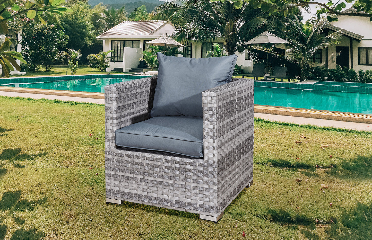 Garden Furniture Rattan Sofa Acorn Five-seater set