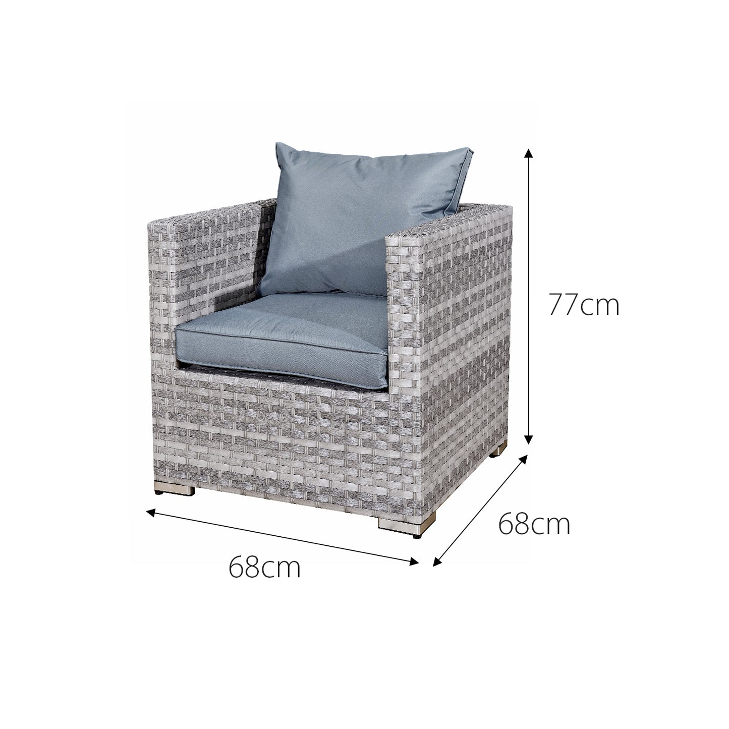 Garden Furniture Rattan Sofa Acorn 10-seater set